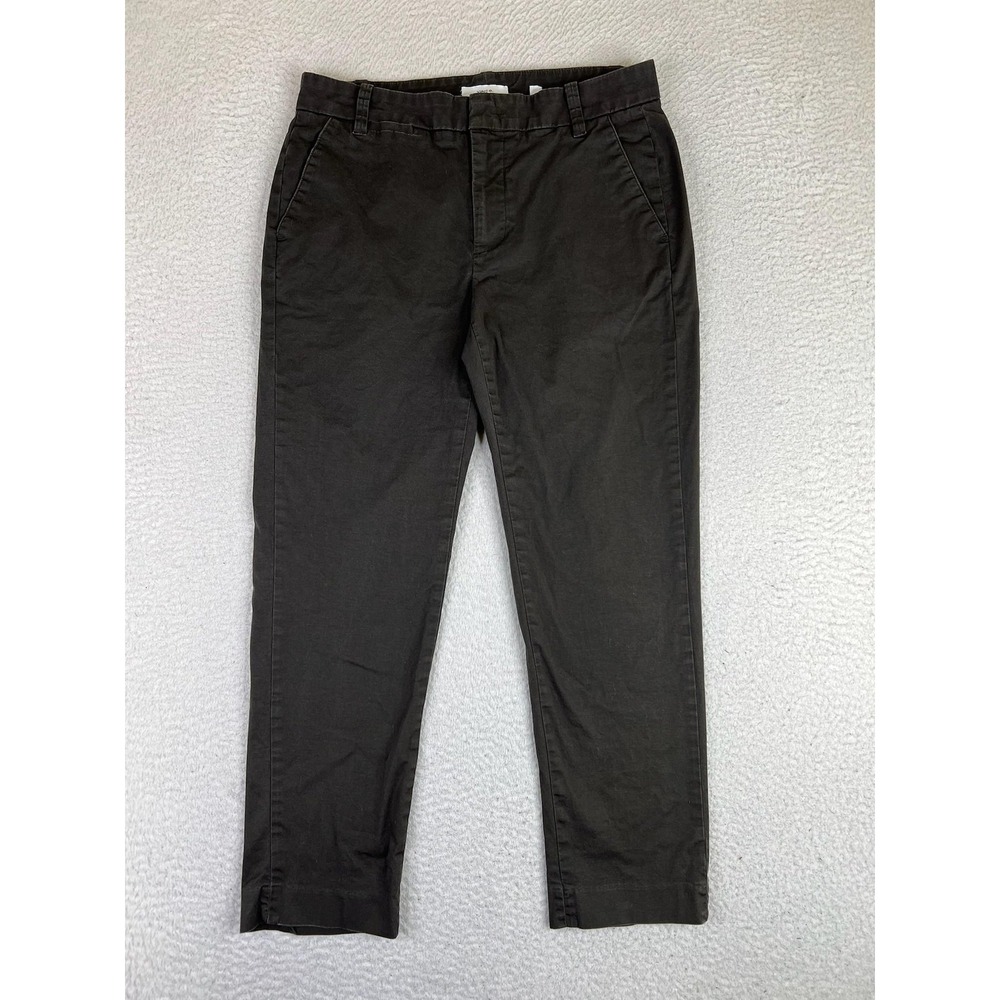 Vince Womens Green Coin Pocket Chino Stretch Slim Crop Ankle Pants 6 V853021558
